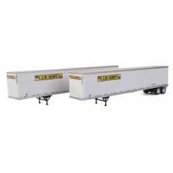 HO 53' Stoughton Trailer 2-Pack - J.B. Hunt