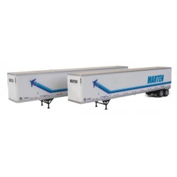 HO 53' Stoughton Trailer 2-Pack - Marten