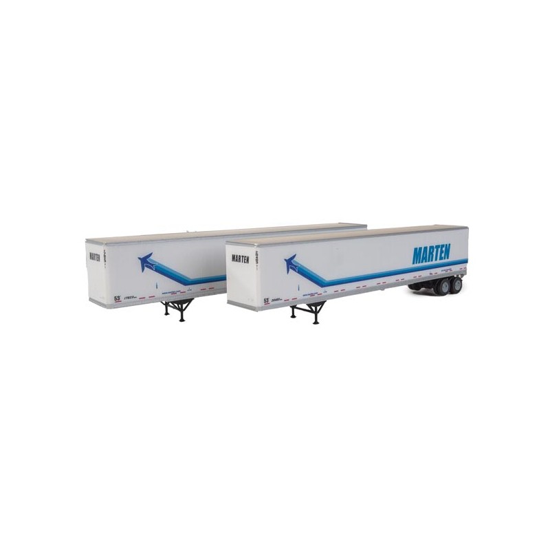 HO 53' Stoughton Trailer 2-Pack - Marten