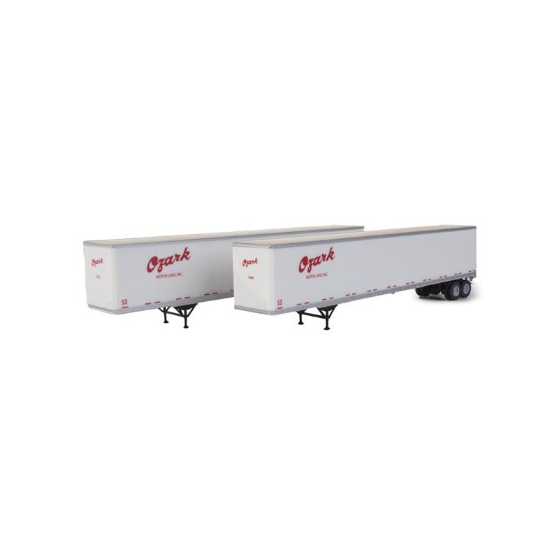 HO 53' Stoughton Trailer 2-Pack - Ozark