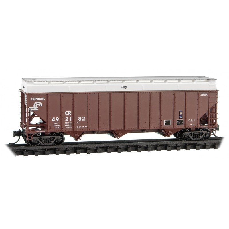 N 100 Ton 3-Bay Open Hopper Conrail 492182