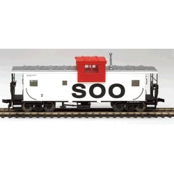 HO Extended Vision Caboose Soo Line Occ. Original