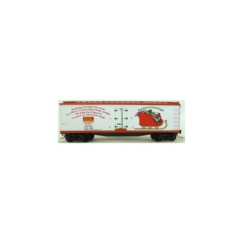 N 40' dbl-sht Wood Reefer MTL Holiday Car 1992