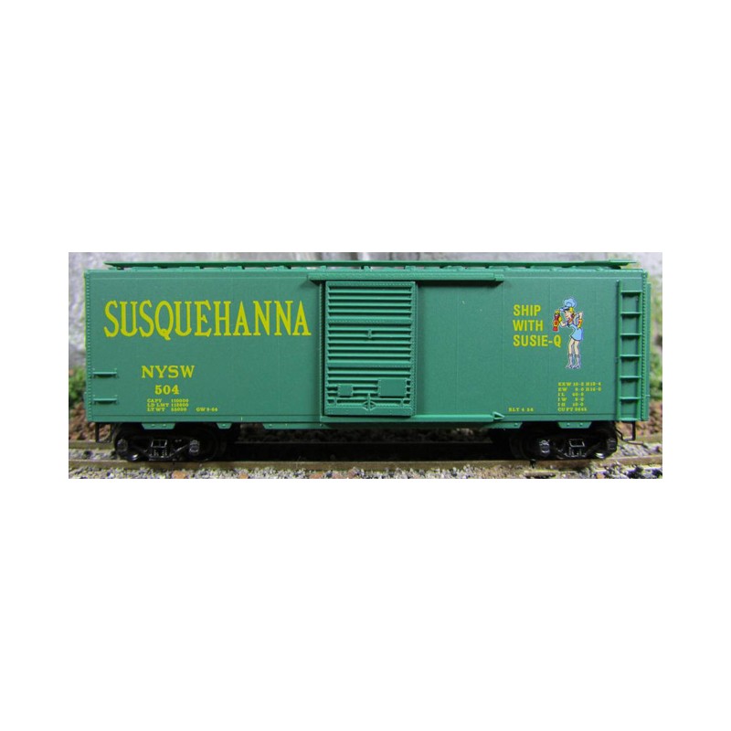 N 40 Standard Box Car  Pullman Standard Susquehann