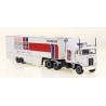 HO Kenworth K100 Tractor w/Racing Trailer - Assemb