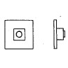 On Schraube 6 sq. washer 2-1/2 nuts 10 Messing