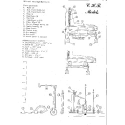 O Carriage Hardware - Weissmetallbausatz  C.H.B