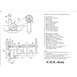 O Carriage Drive Sawdust blower - kit -  C.H.B